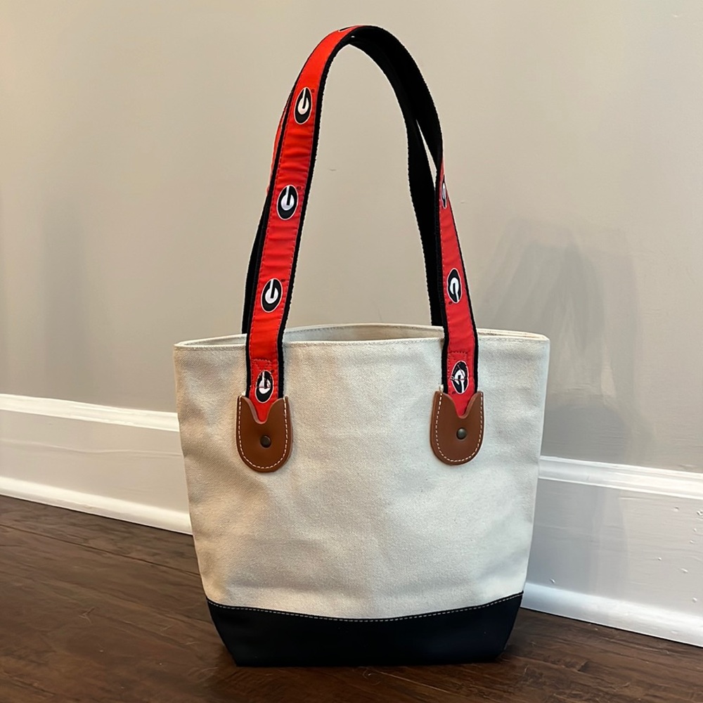 UGA Georgia Canvas Tote